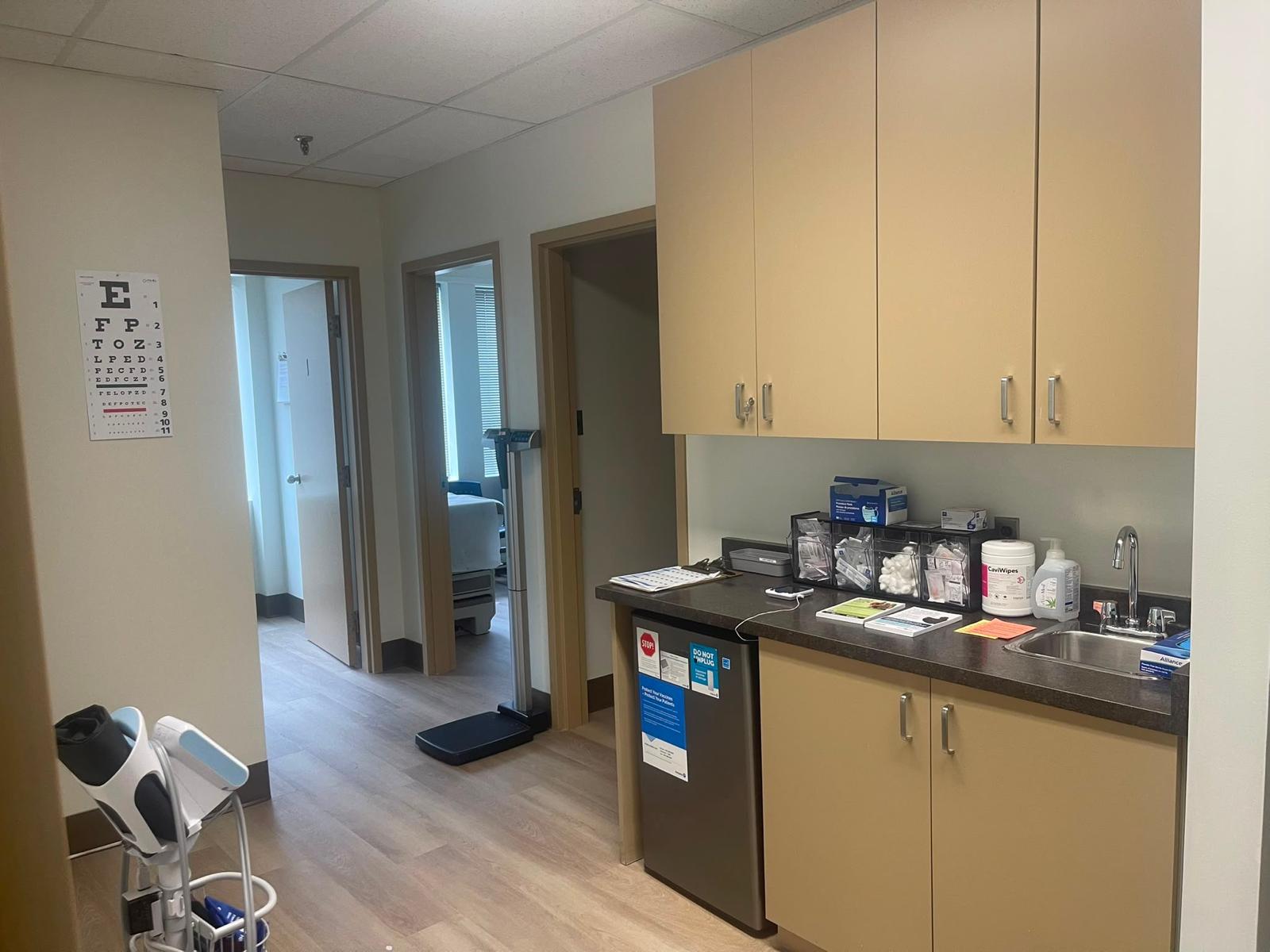 Nurse station at Dr. Chuks Nwulia Family Practice