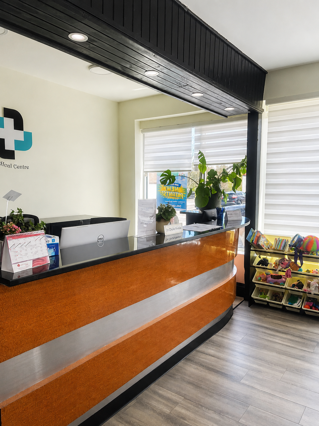Reception area at Dr. Chuks Nwulia Family Practice